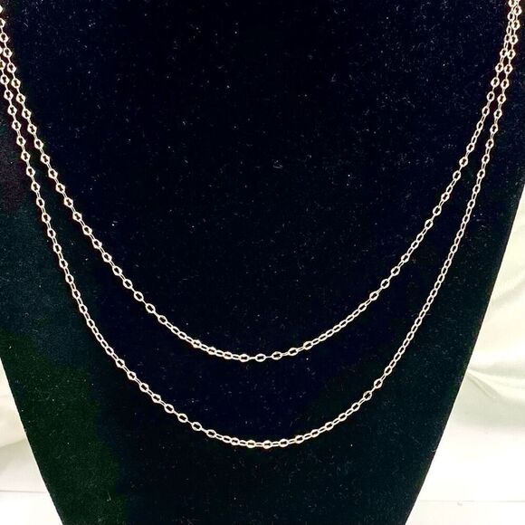 ALM Extra Long Sterling Silver 42” Link Chain - Picture 1 of 9